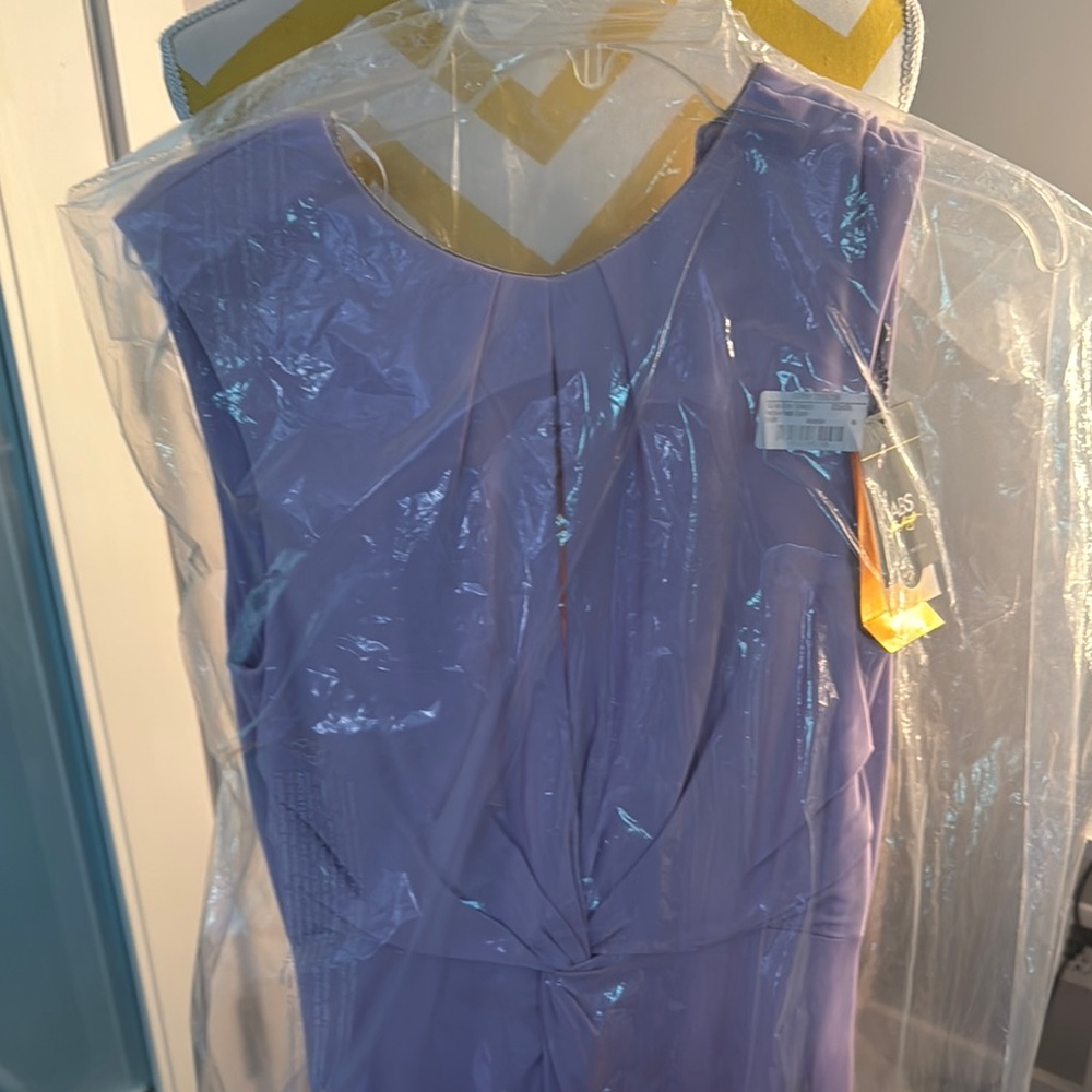 Elegant Purple Sleeveless Dress